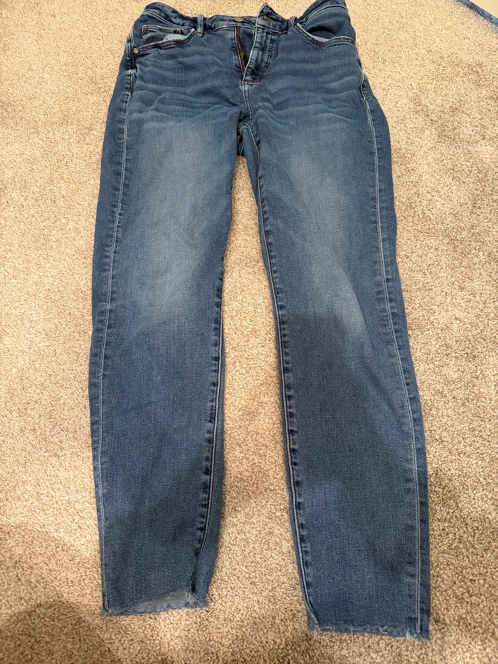 LOFT Women's Slim Skinny Jeans in Medium Blue Wash